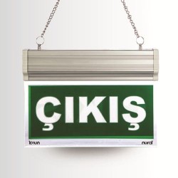 Nural Çift Yönlü Acil Yönlendirme Armatürü Bay WC Nural Çift Yönlü Acil Yönlendirme Armatürü Bay WC