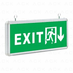 Ack 3W Bataryali Led Exit Levha - Asagi Ack 3W Bataryali Led Exit Levha - Asagi