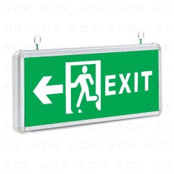 Ack 3W Bataryali Led Exit Levha - Sol Ack 3W Bataryali Led Exit Levha - Sol