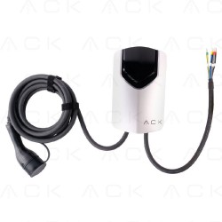 Ack Duvar Tipi Elektrikli Araç Sarj Cihazi 5Mt Kablolu Type-2 Trifaze 32A 22Kw Ack Duvar Tipi Elektrikli Araç Sarj Cihazi 5Mt Kablolu Type-2 Trifaze 32A 22Kw