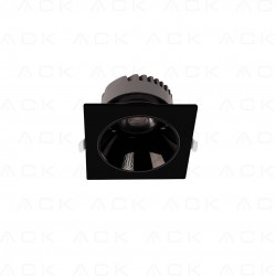 ACK 10W Sıva Altı Kare Downlıght Siyah 3000K AD10-01501 ACK 10W Sıva Altı Kare Downlıght Siyah 3000K AD10-01501
