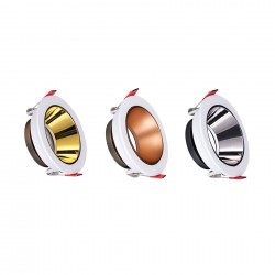 ACK  Beyaz Yuvarlak Çerçeve / Sandy Rose Gold Reflektör Sıva Altı Spotlıght AH03-07220 ACK  Beyaz Yuvarlak Çerçeve / Sandy Rose Gold Reflektör Sıva Altı Spotlıght AH03-07220